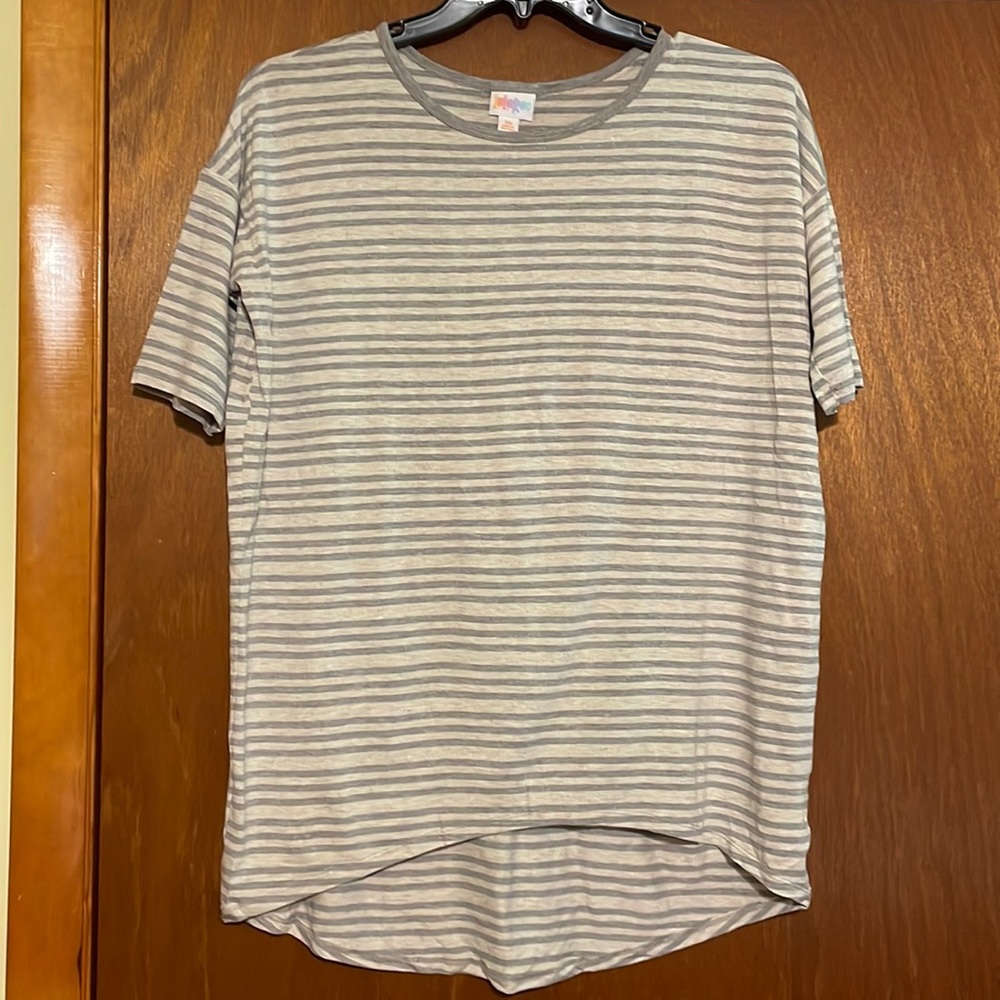 Lularoe scoop next striped shirt